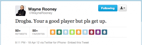 Rooney tweet