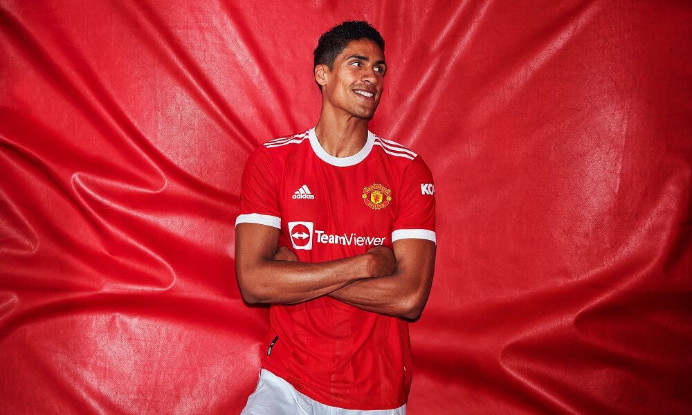 [Photos] First pics of Raphael Varane posing in Man Utd kit after ...