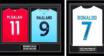 Signed Football Shirts - £1000 and Over