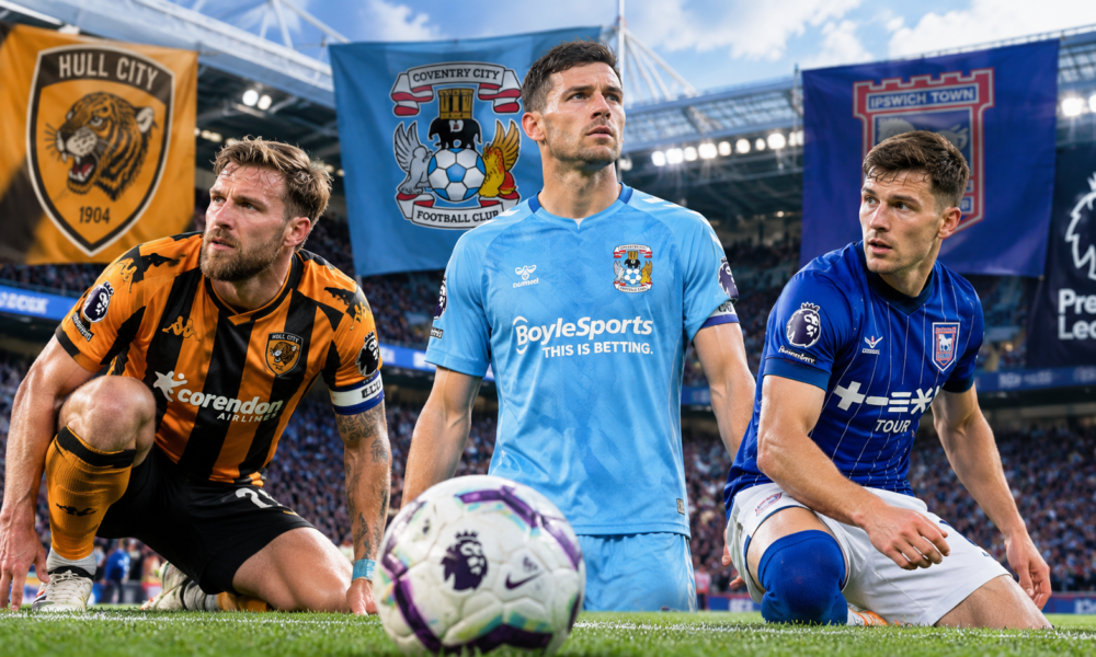 Hull, Coventry, Ipswich